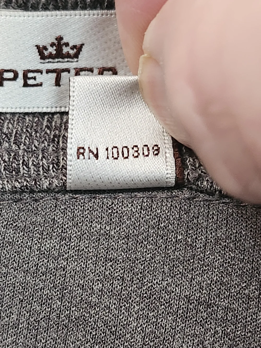 Peter Millar Crown Men Medium 1/4 Zip Sweater Gray Pullover Golf Casual
